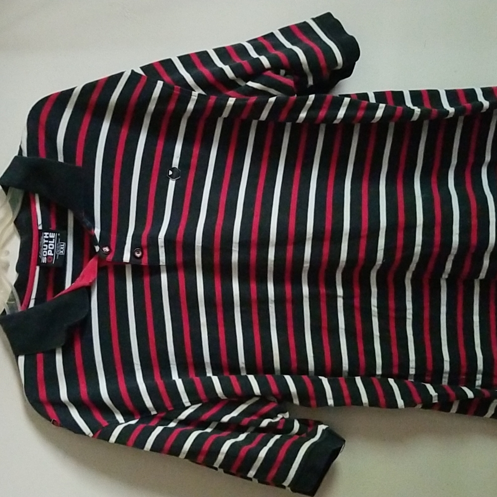 Men's SouthPole Striped Polo
